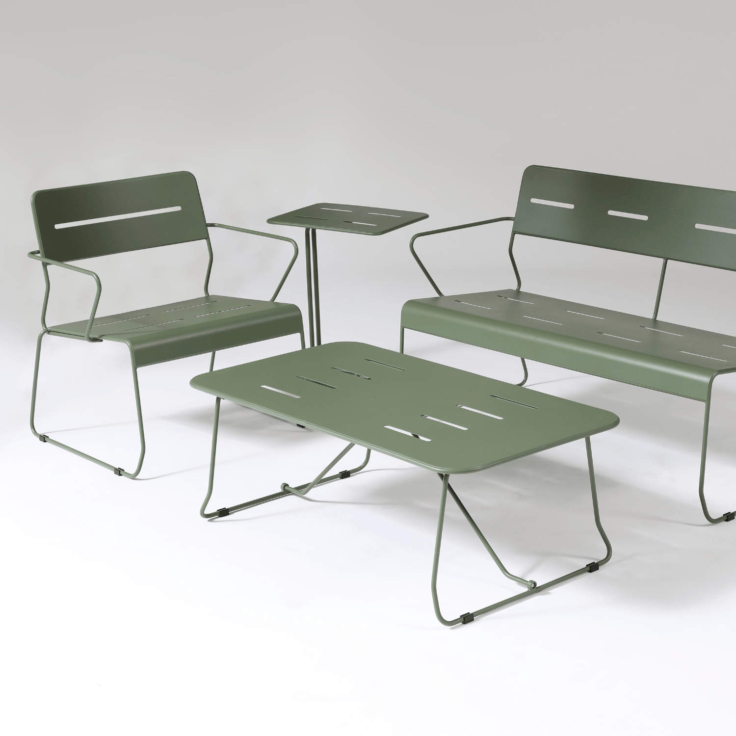 Seek & Ramble Armchair Parco Outdoor 2 Seat Lounge Olive