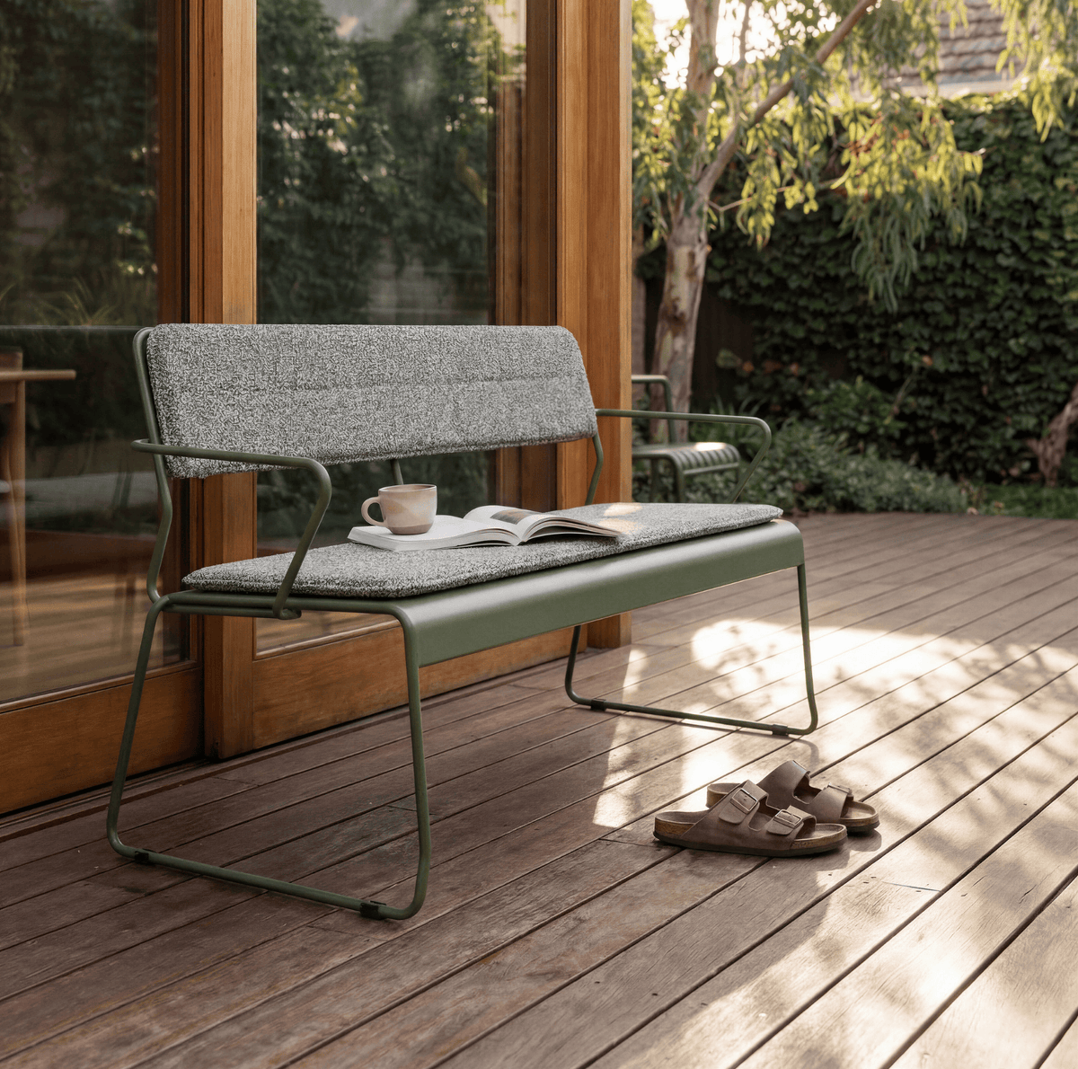 Seek & Ramble Armchair Parco Outdoor 2 Seat Lounge Olive
