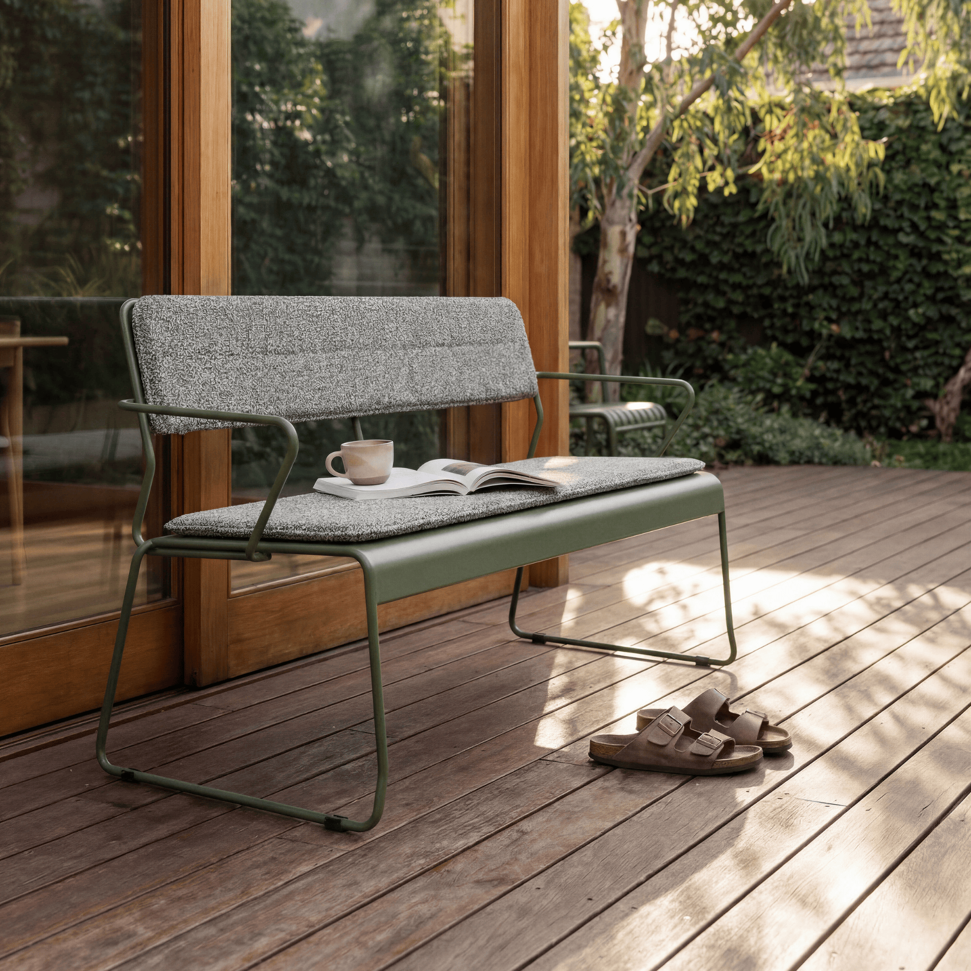 Seek & Ramble Armchair Parco Outdoor 2 Seat Lounge Olive