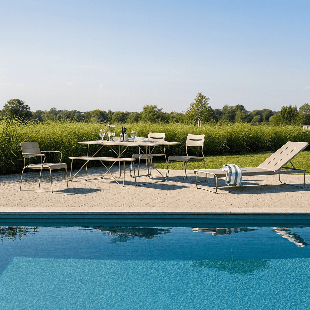 Seek & Ramble Benches Parco Outdoor Bench Sand