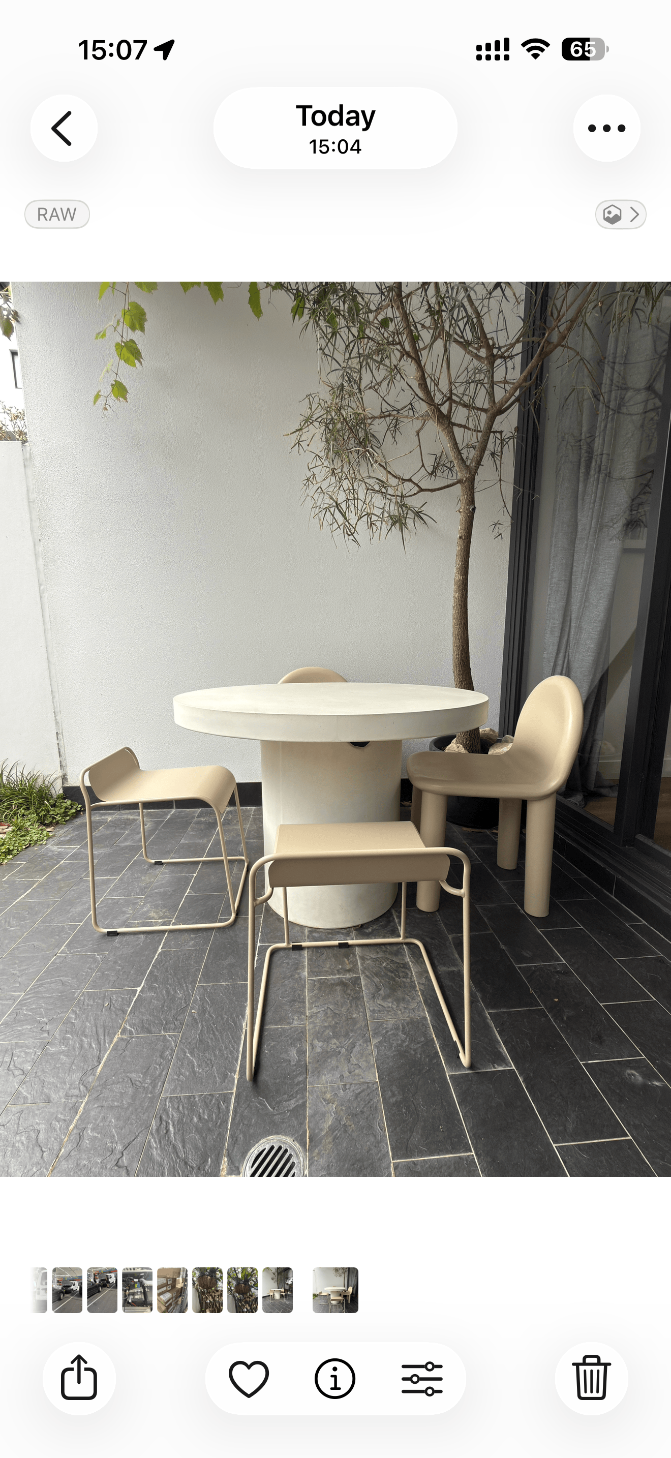Seek & Ramble Stools Parco Outdoor Stool Sand