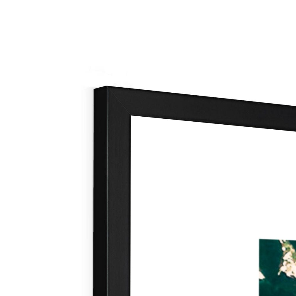 Seek & Ramble Framed Paris Cafe Streetview Framed Print