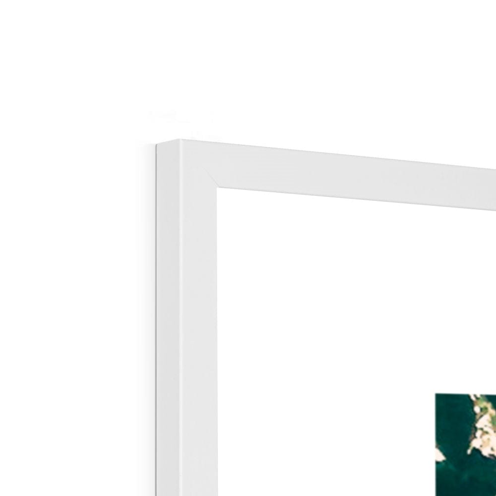 Seek & Ramble Framed Paris Cafe Streetview Framed Print