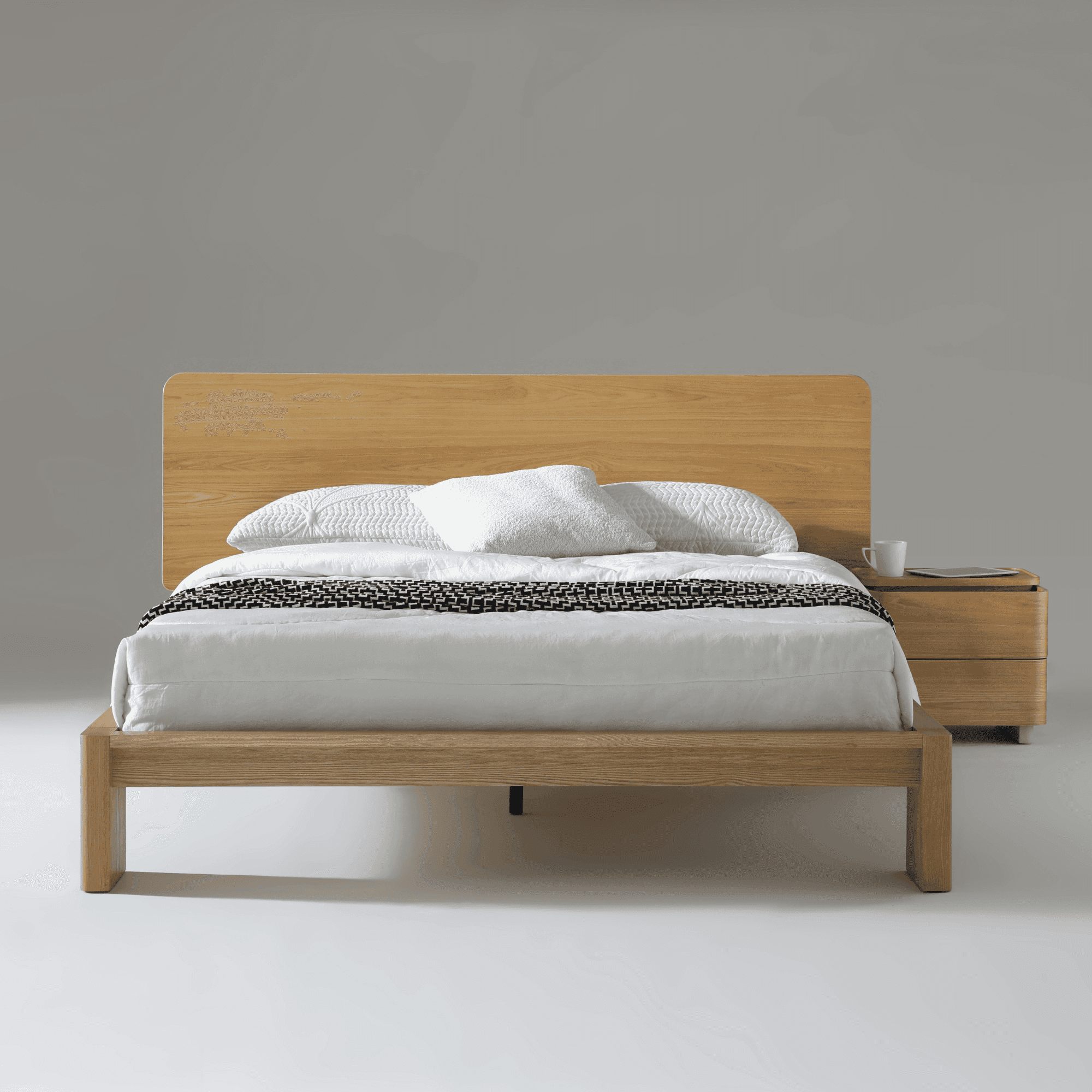 Seek & Ramble Beds Xara Natural Ash Queen Size Bed