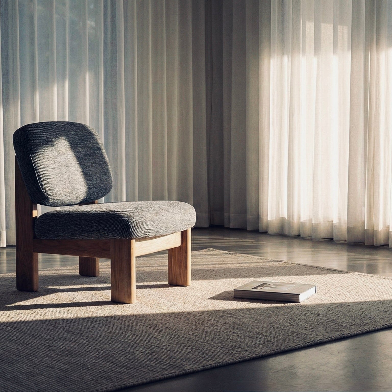 Seek & Ramble Accent Chair Xara Occasional Chair Denim by Francesco Feliziani