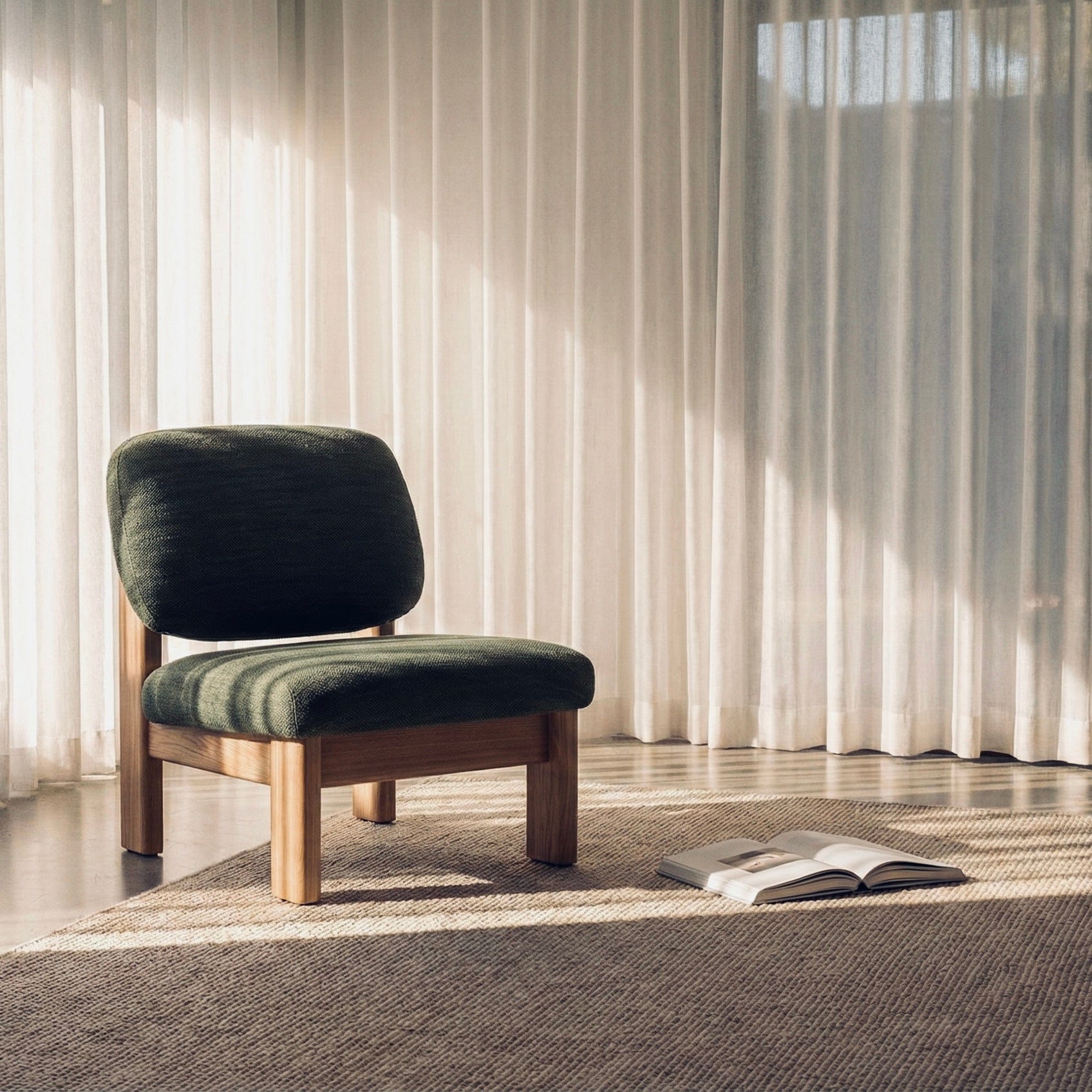 Seek & Ramble Accent Chair Xara Occasional Chair Olive by Francesco Feliziani