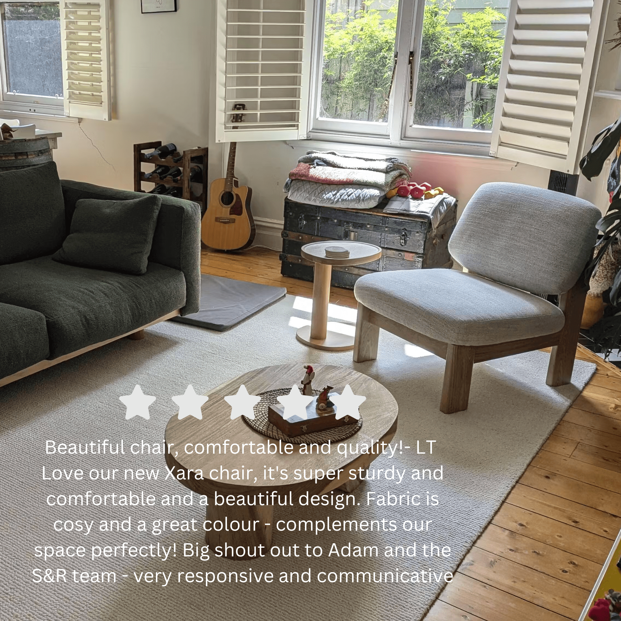 Seek & Ramble Accent Chair Xara Upholstered Occasional Chair