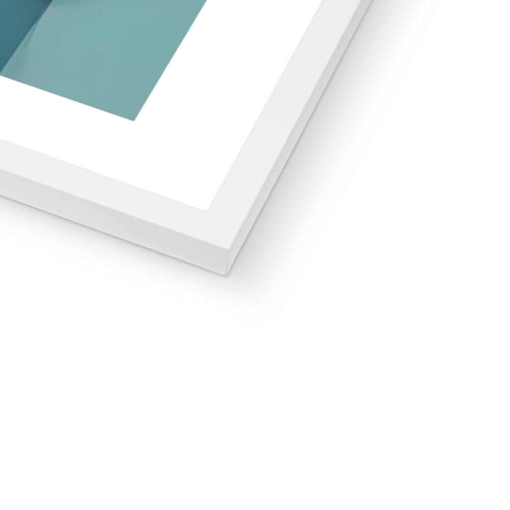 Seek & Ramble Framed Abstract Blues #1 Framed Print