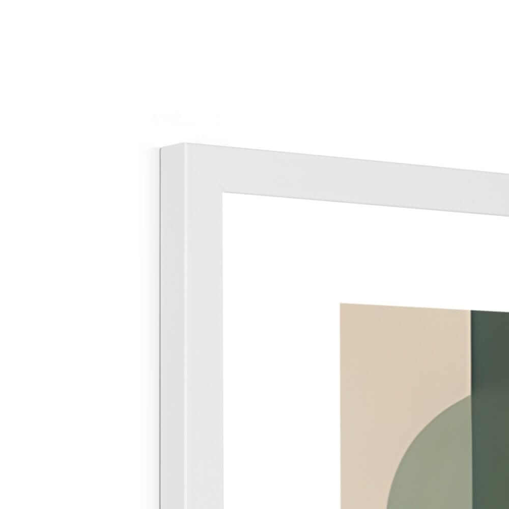 Seek & Ramble Framed Abstract Sage #2 Framed Print