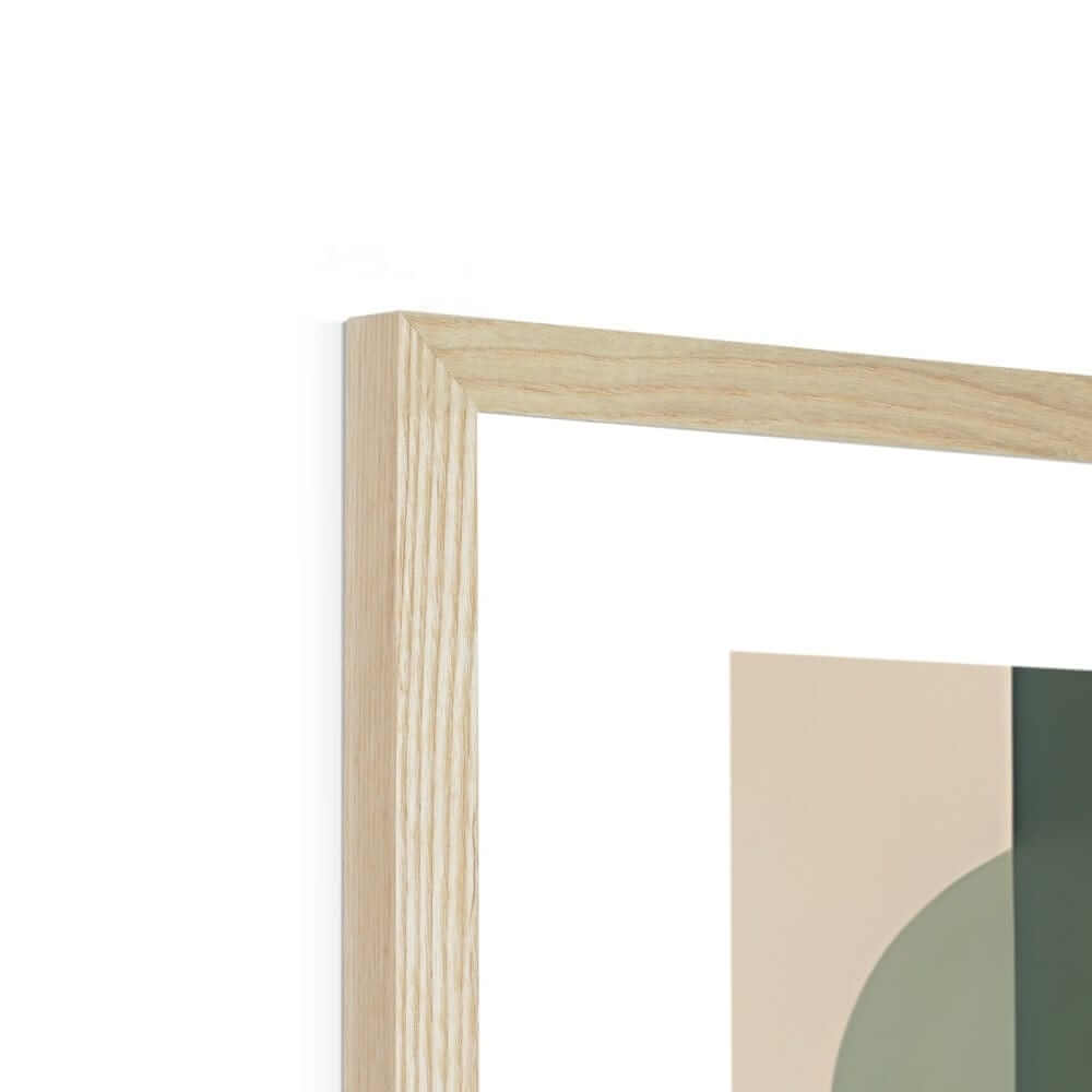 Seek & Ramble Framed Abstract Sage #2 Framed Print