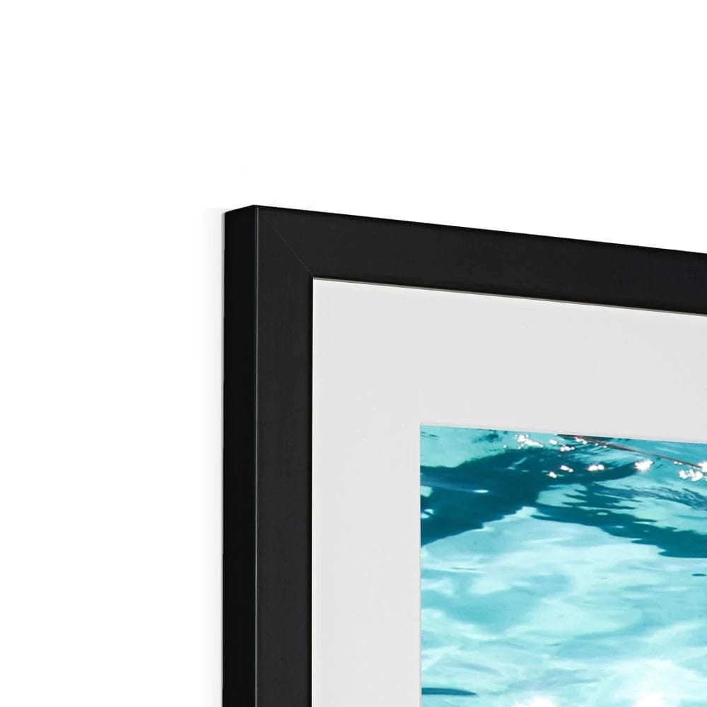 Seek & Ramble Framed Bondi Icebergs Swimmer Coastal Framed & Mounted Print