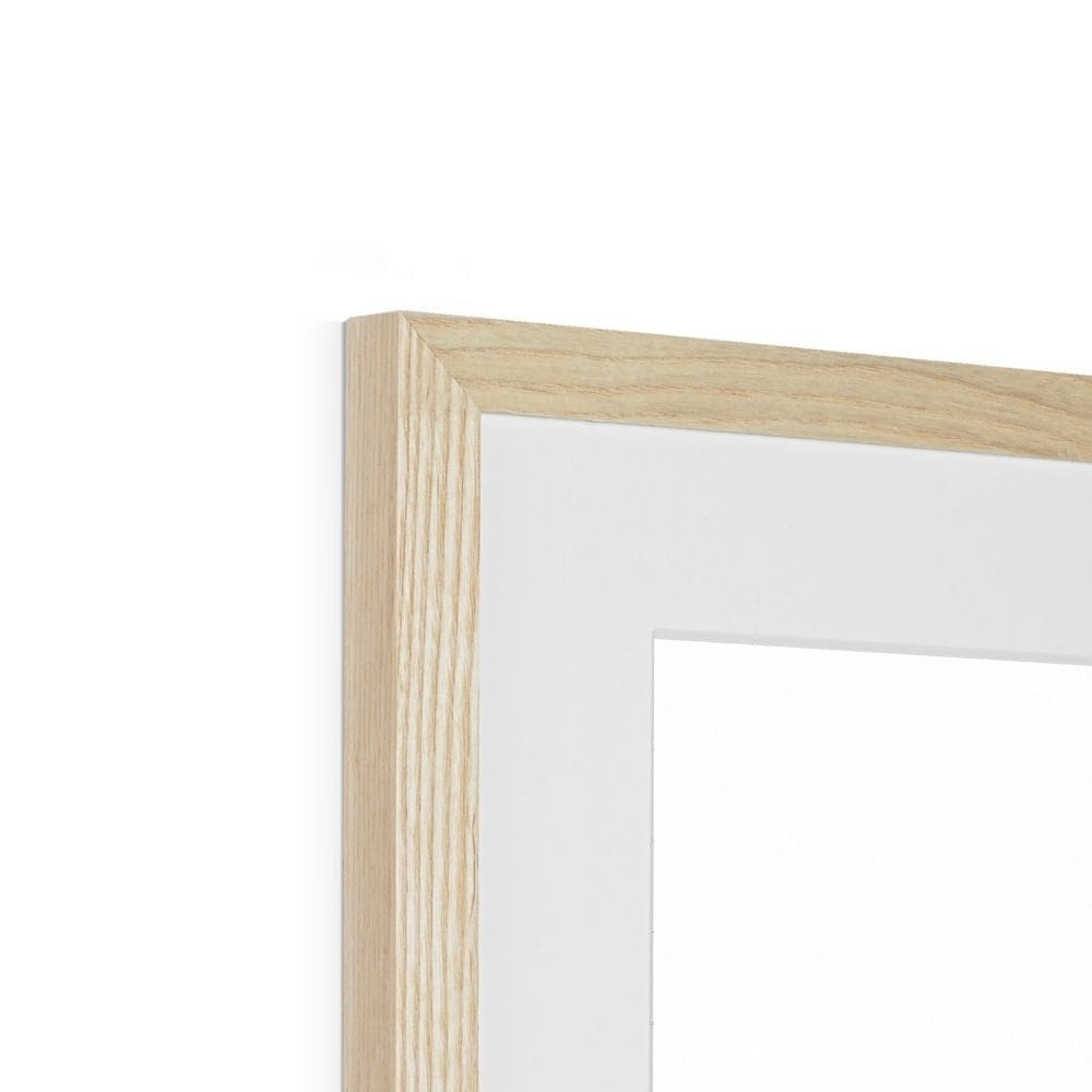 Seek & Ramble Framed Ferris Wheel Black & White Framed & Mounted Print