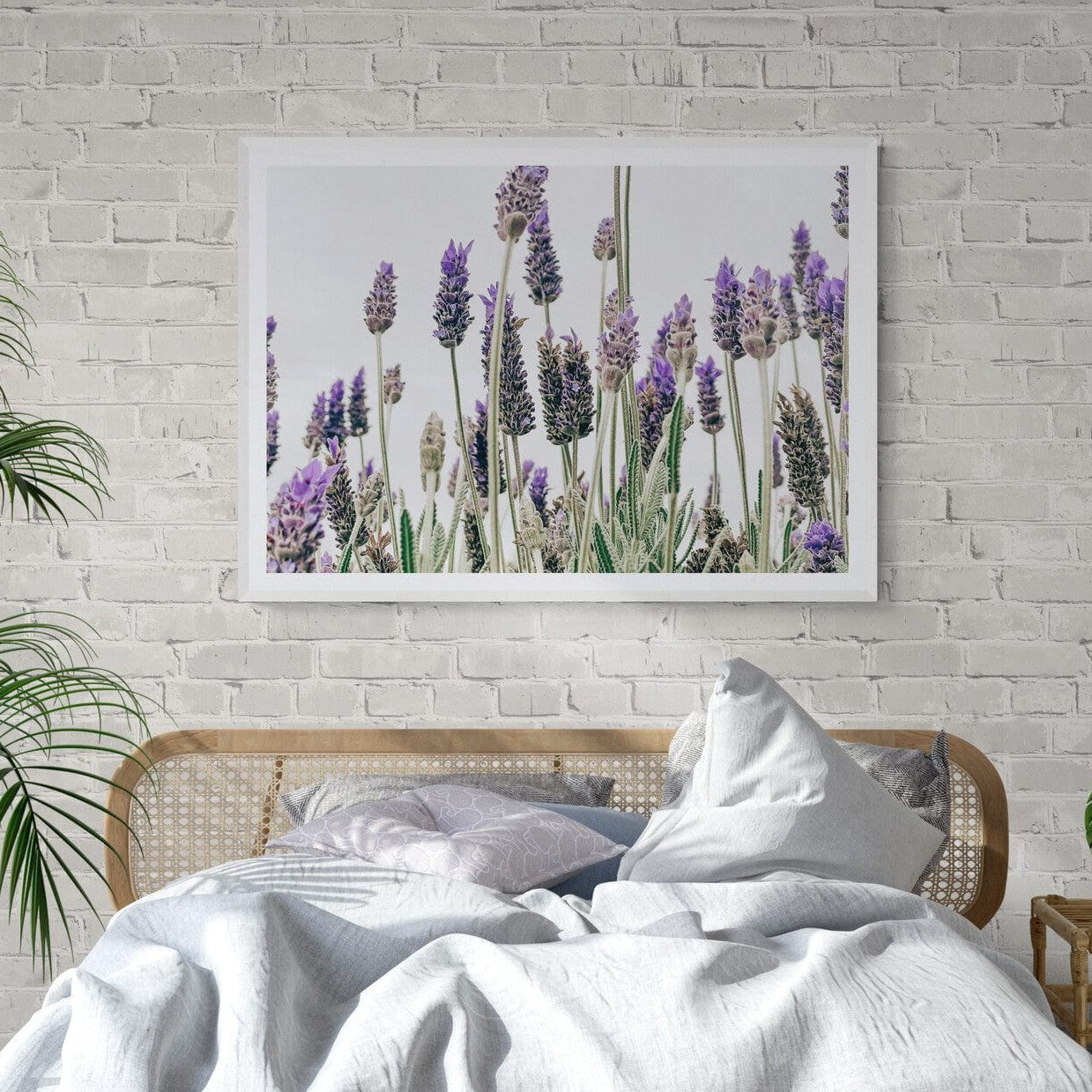 Seek & Ramble Framed Flowering Lavender Print