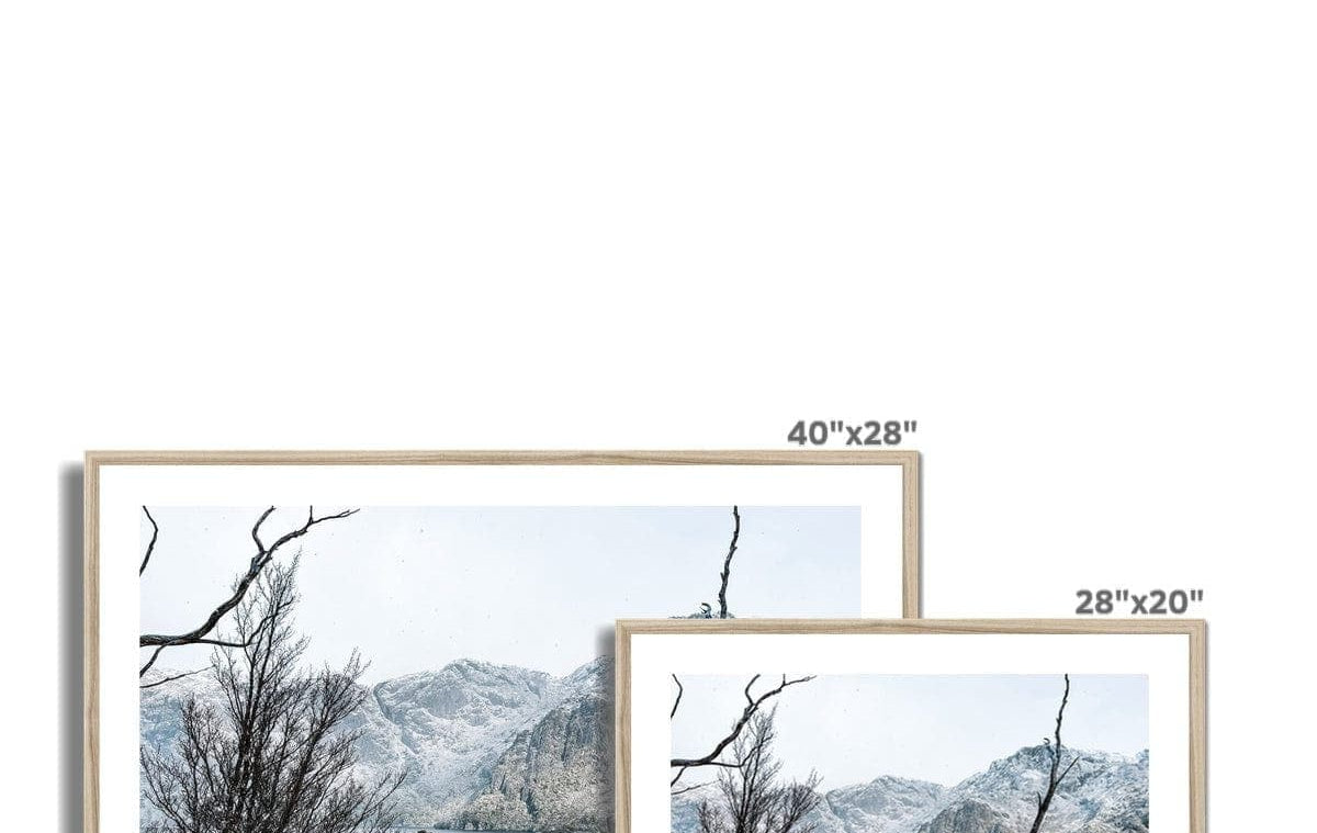 Seek & Ramble Framed Hansen Lake Cradle Mountain Framed & Mounted Print