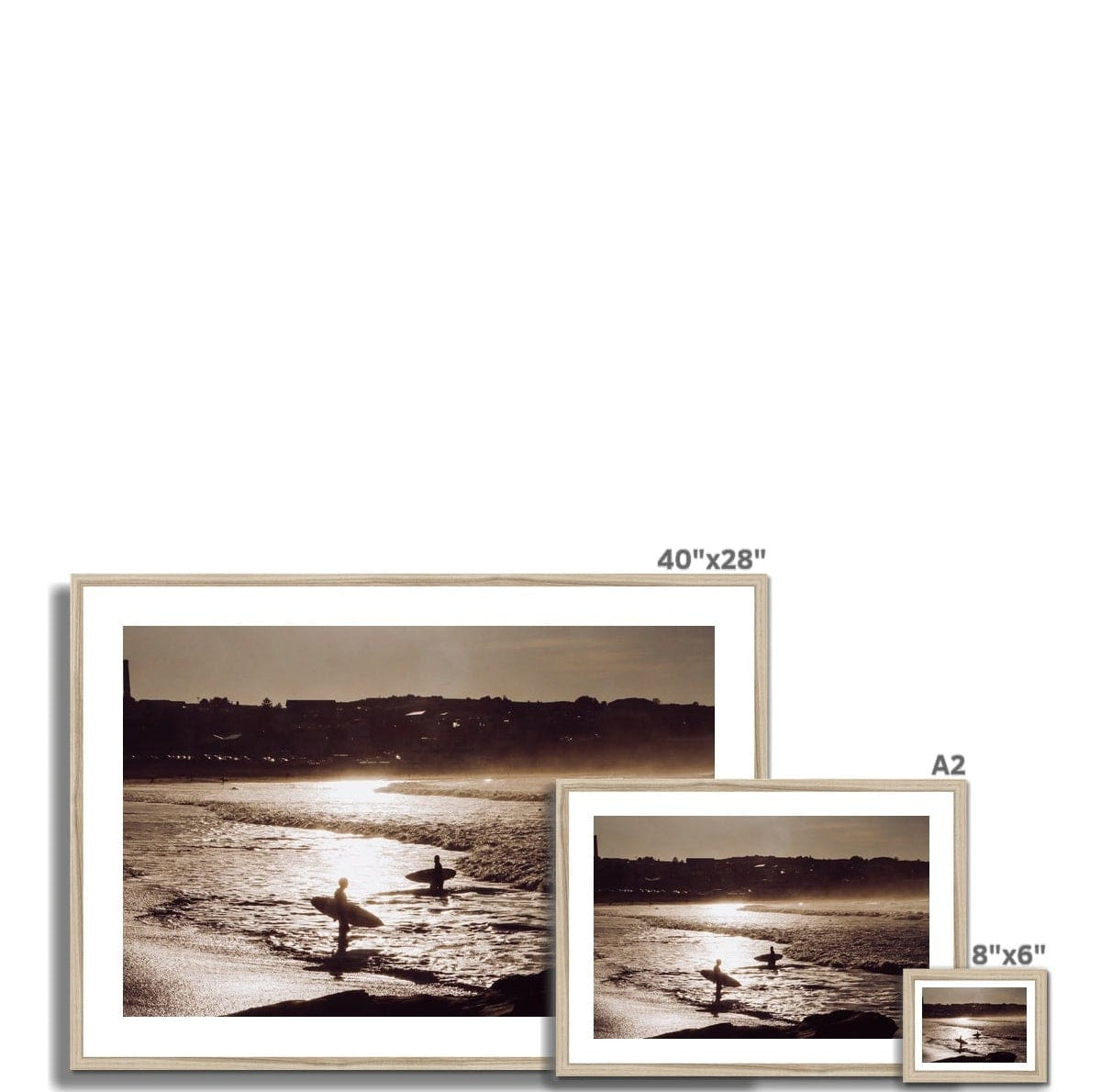 Adam Davies Framed Ready To Surf Framed Print
