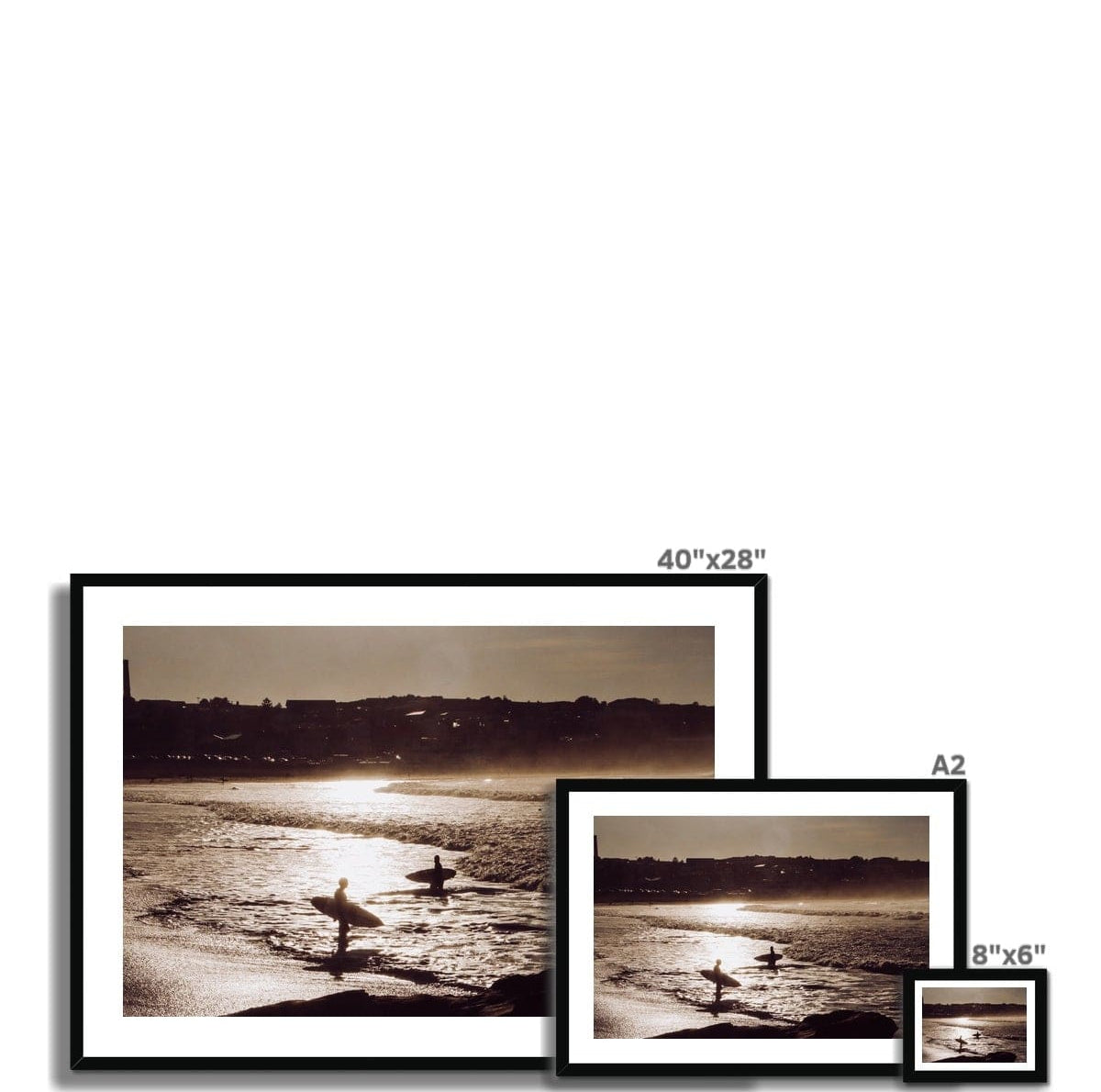 Adam Davies Framed Ready To Surf Framed Print