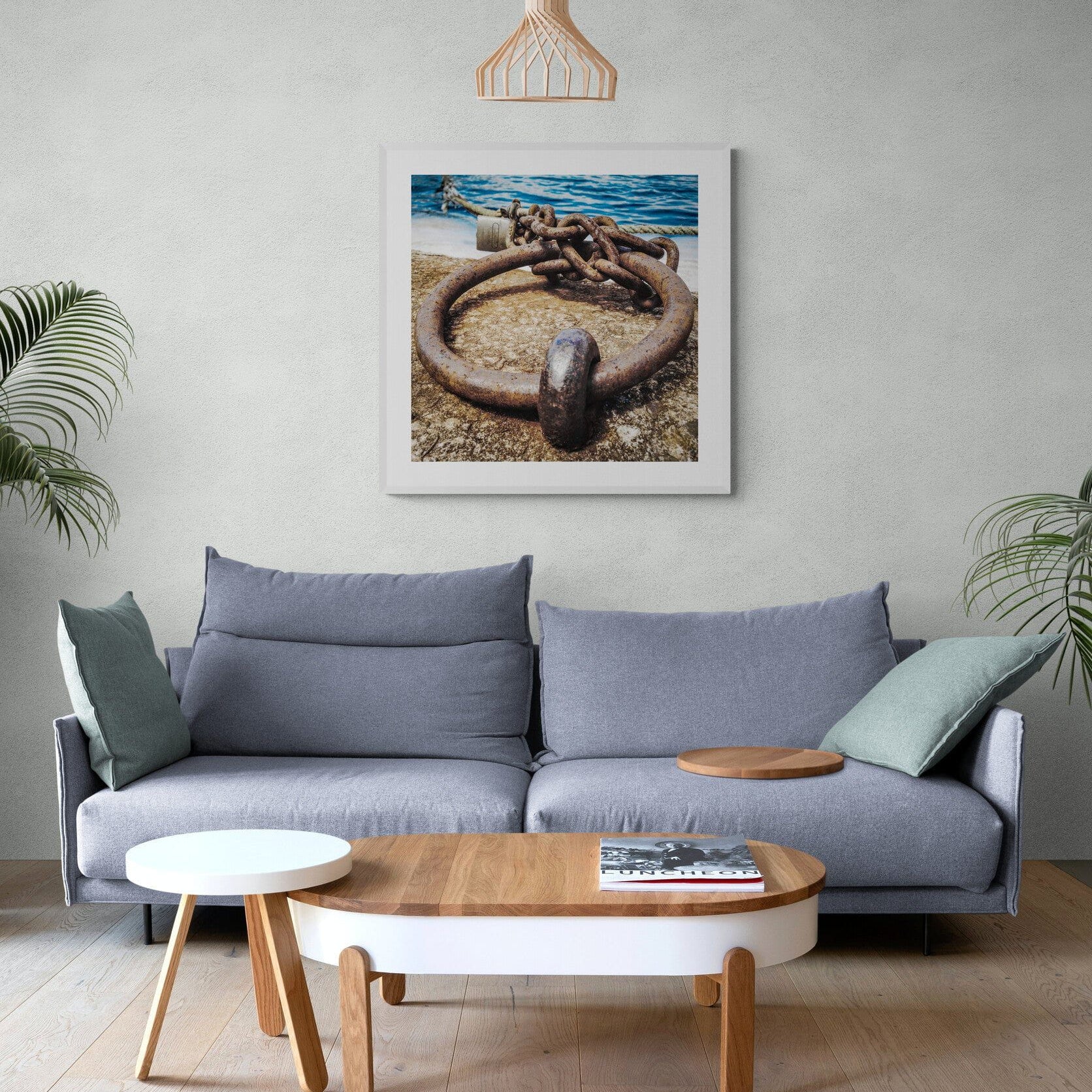 Seek & Ramble Framed Wharf Docking Ring Framed & Mounted Print