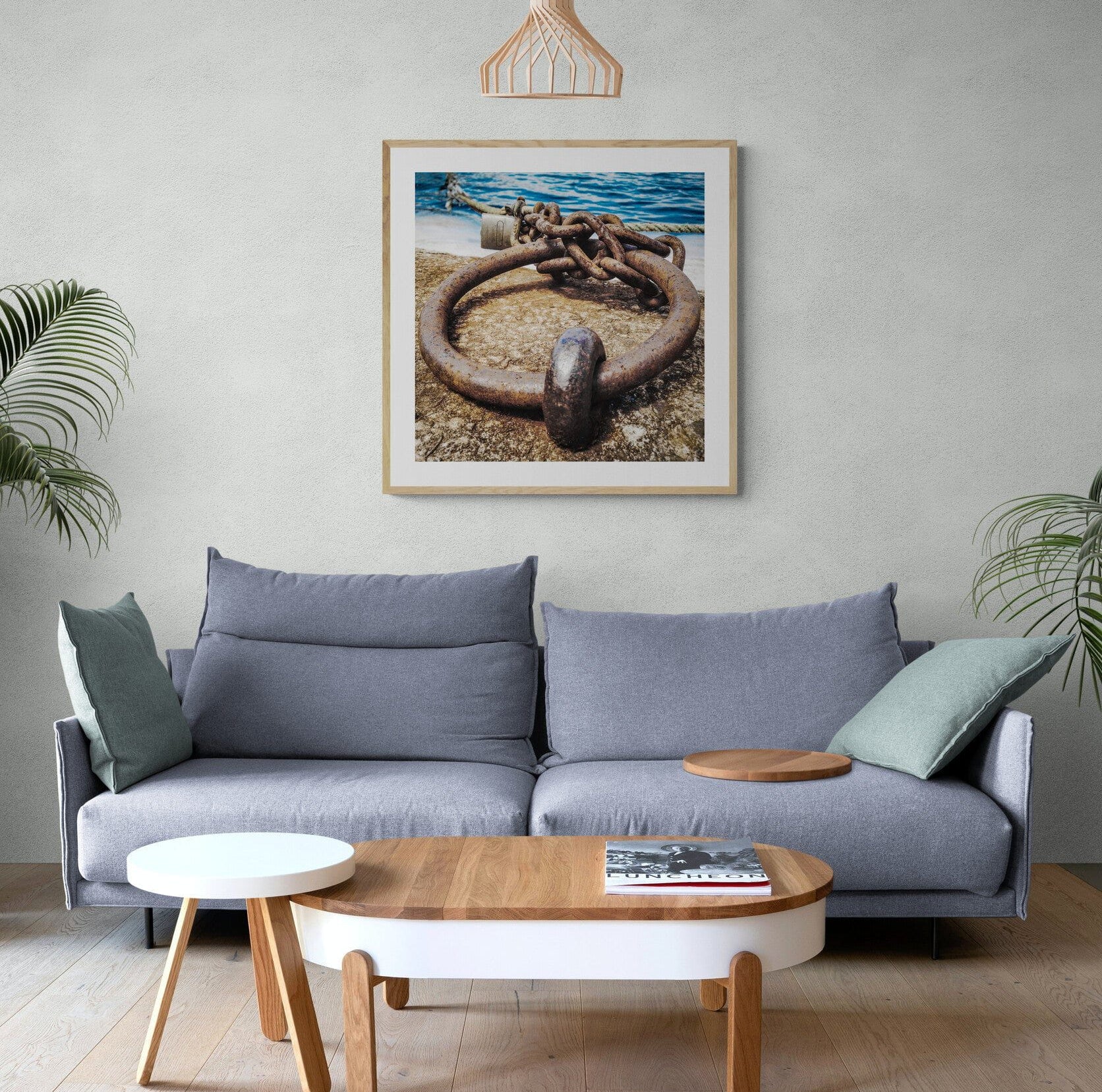 Seek & Ramble Framed Wharf Docking Ring Framed & Mounted Print