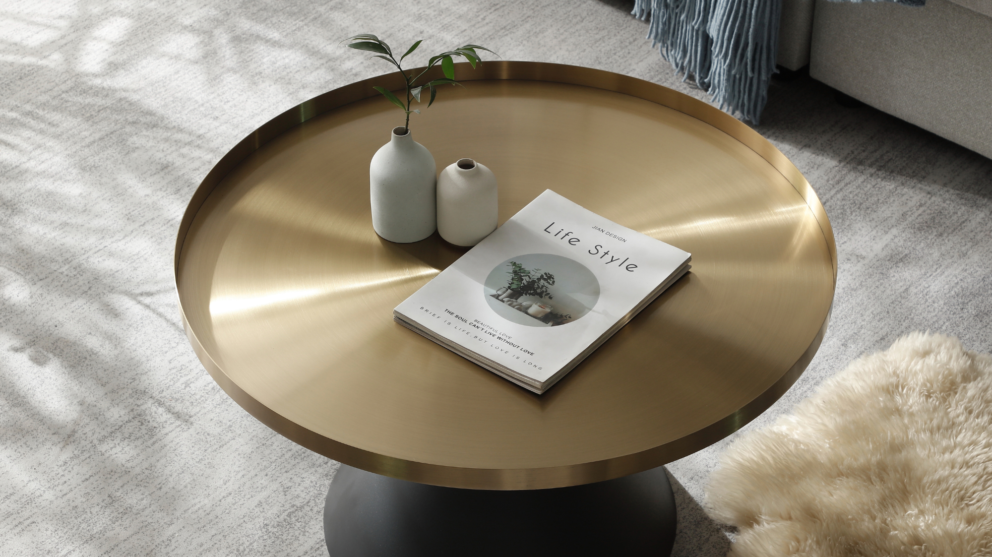 How to Make a Round Coffee Table the Centrepiece of Your Living Space