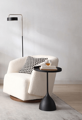 black side table for your modern room