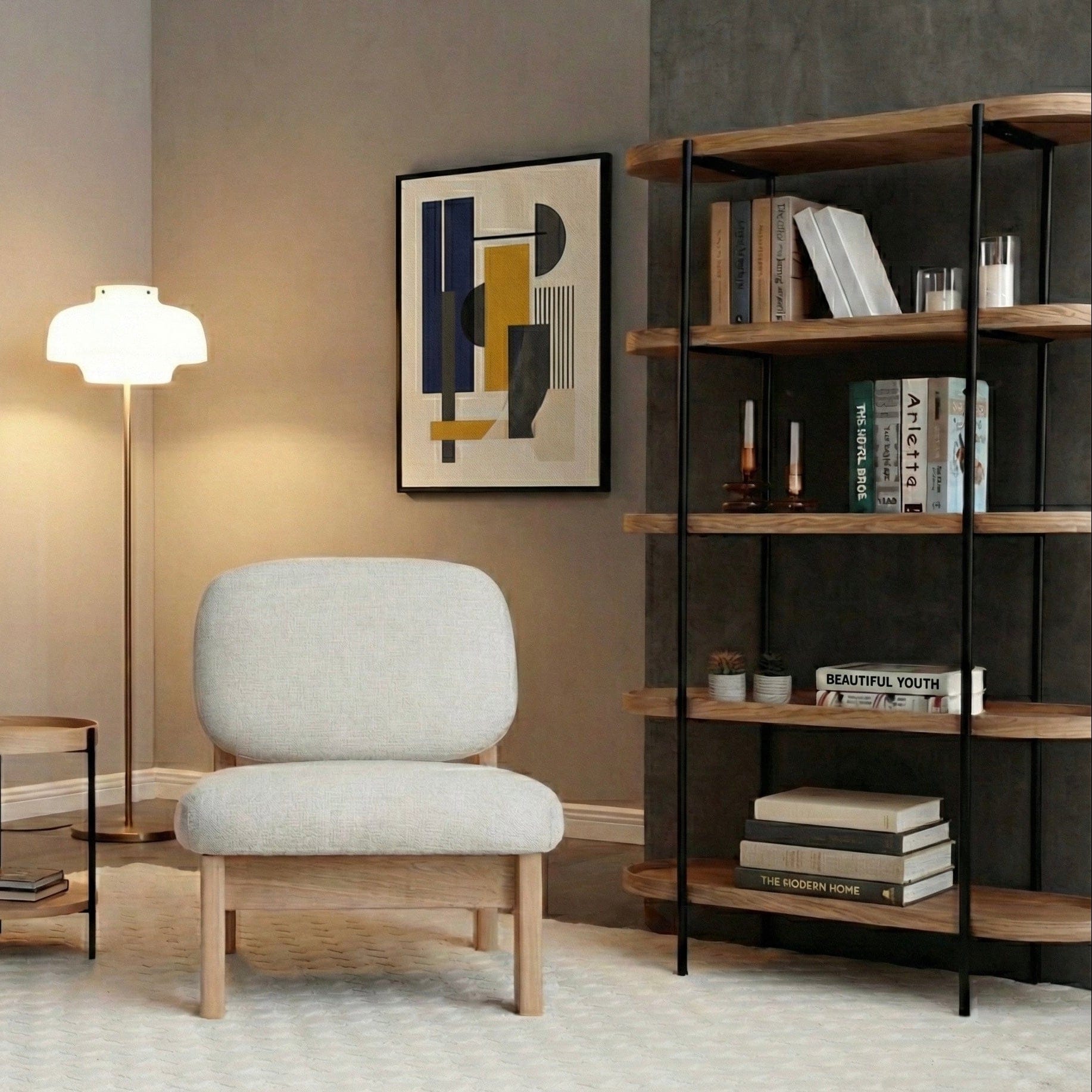 Scandi Inspired Bookcases