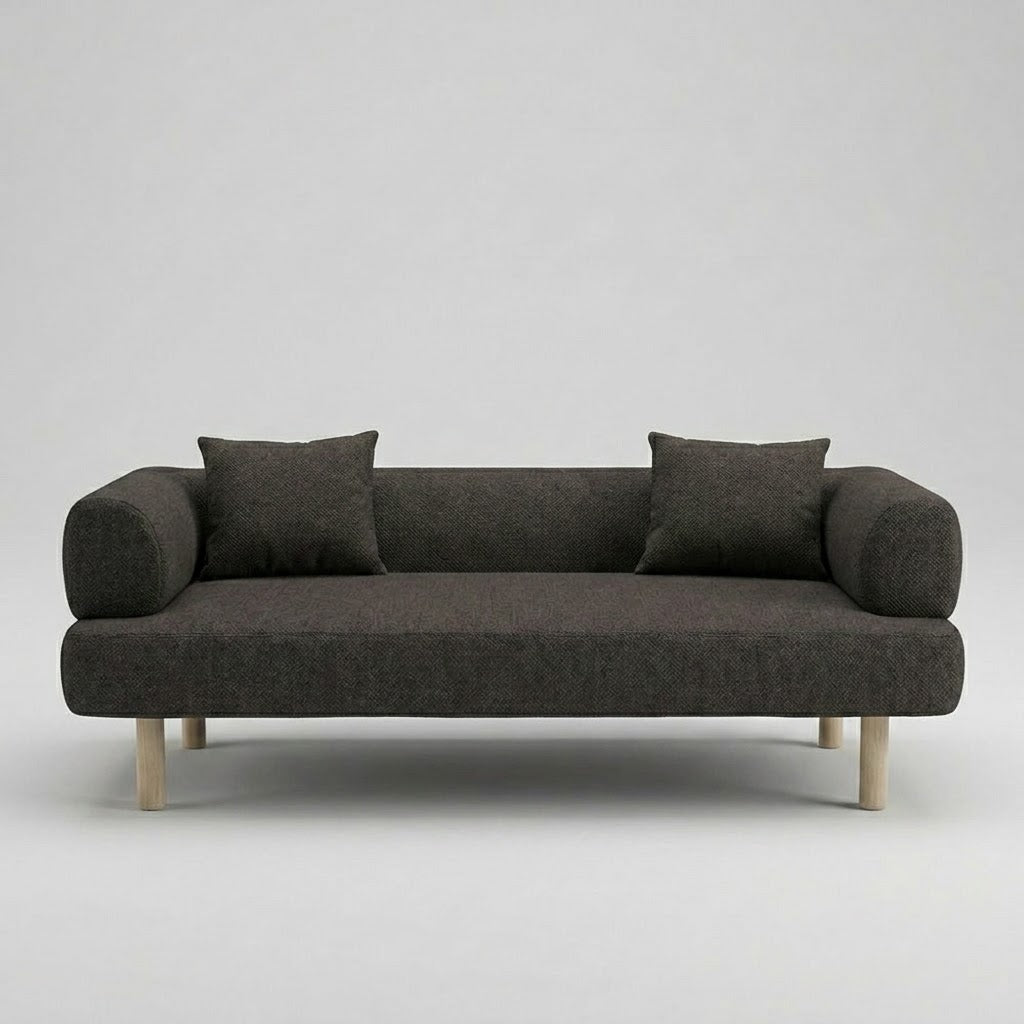 Seek & Ramble Sofa Rocco 2.5 Seat Sofa Charcoal