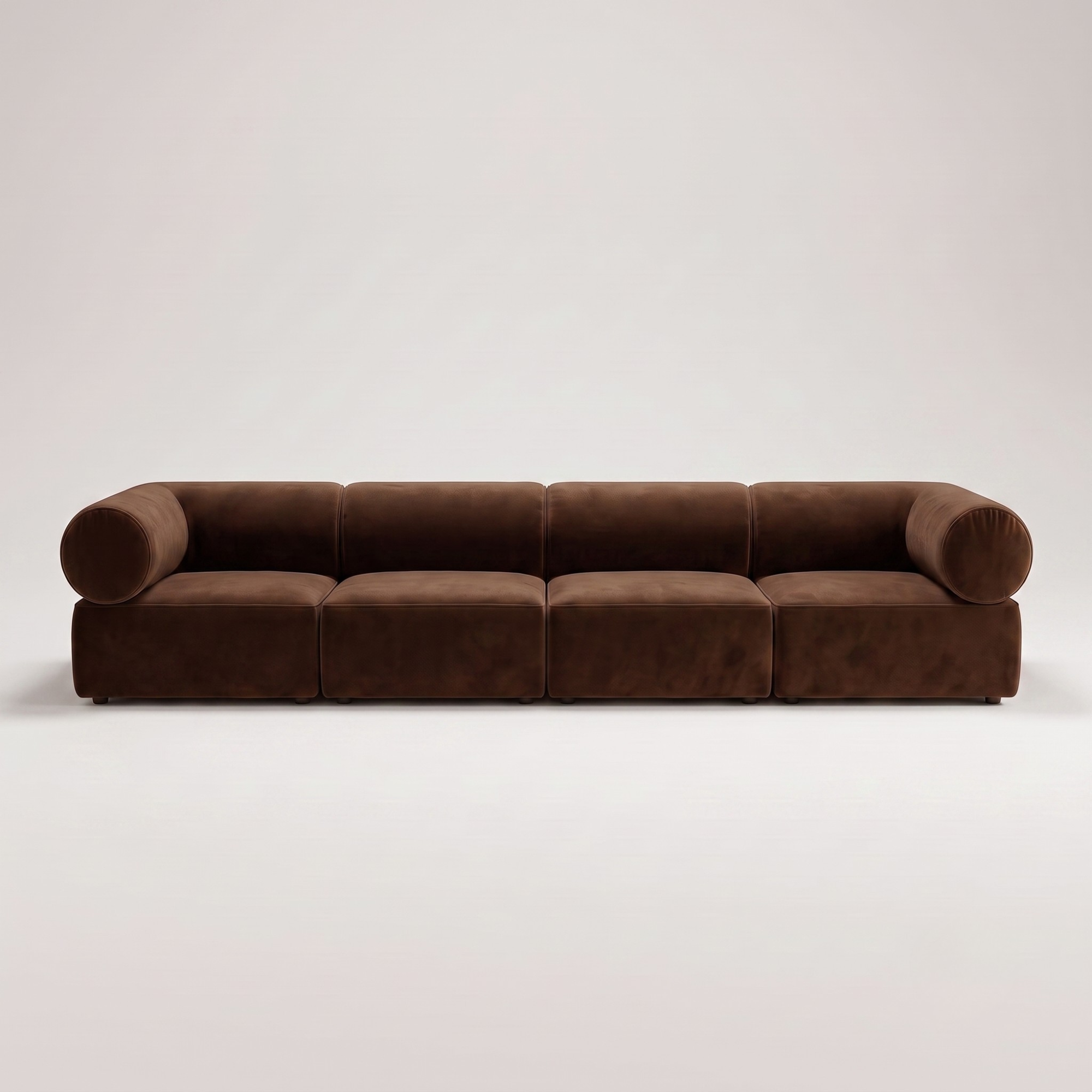Seek & Ramble Sofa Masso 4-Seat Sofa — Velvet Chocolate