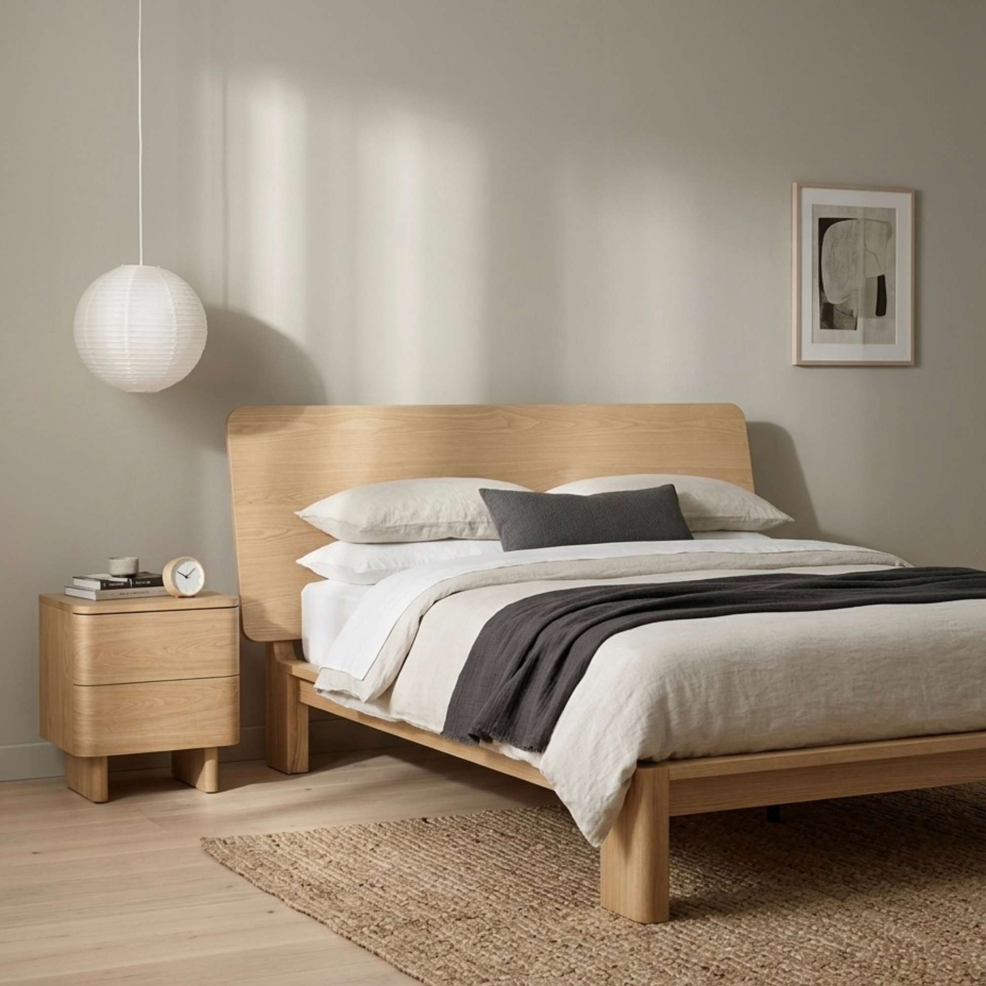 Seek & Ramble Bedsides Kiama 2 Drawer Bedside Natural Ash