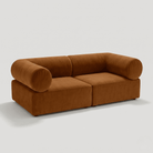 Seek & Ramble Masso 2-Seat Sofa — Velvet Amber