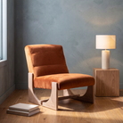 Seek & Ramble Accent Chair Oscar Lounge Chair Brunswick Rust & Oak