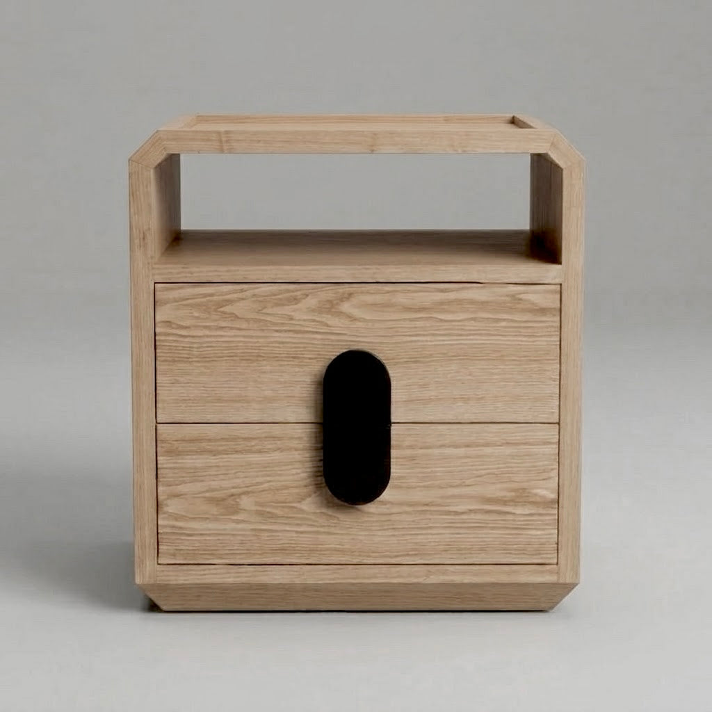 Seek & Ramble Bedsides Wickham 2 Drawer Bedside Natural Ash