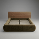Seek & Ramble Beds Frankie Queen Size Bed - Walnut & Moss