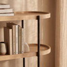 Seek & Ramble Shelving Cleo 3 Tier  120cm x 98cm Bookshelf Ash & Black