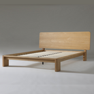 Xara natural ash queen size bed featuring a modern design and sleek headboard, perfect for contemporary bedrooms.