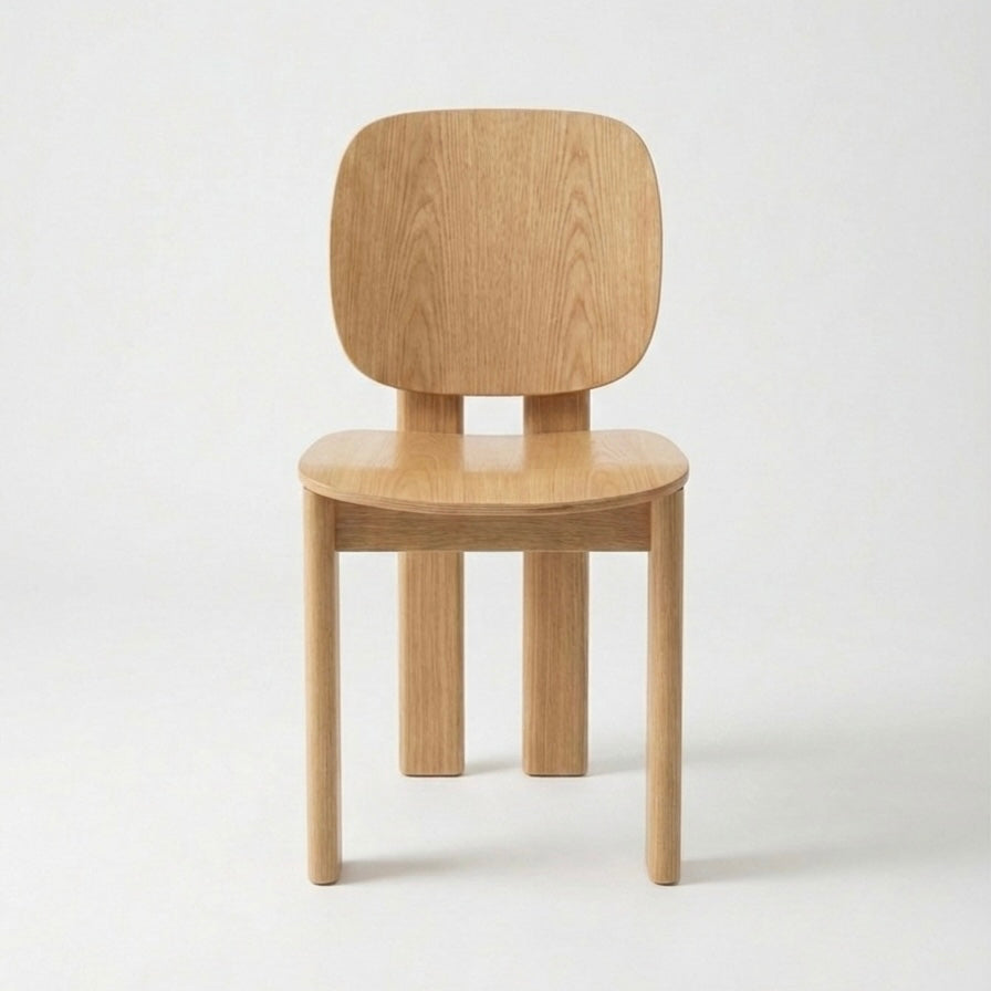 Xara Dining Chair Natural Ash front view