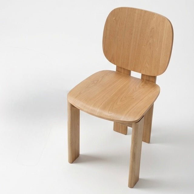 Xara Dining Chair Natural Ash angled view
