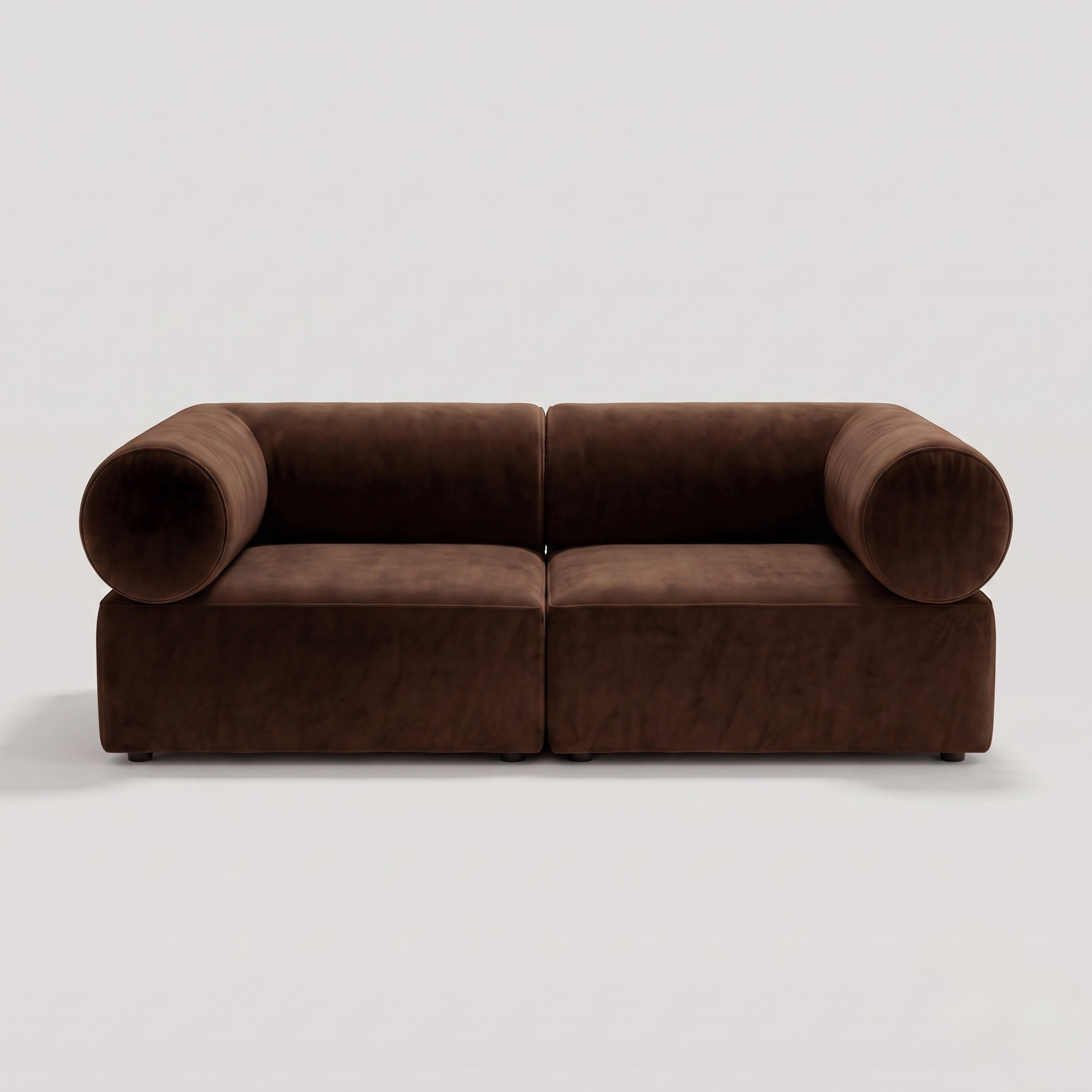 Seek & Ramble Masso 2-Seat Sofa — Velvet Chocolate