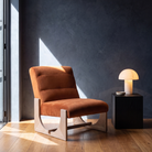 Seek & Ramble Accent Chair Oscar Lounge Chair Brunswick Rust & Oak