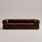 Seek & Ramble Sofa Masso 3-Seat Sofa — Velvet Chocolate