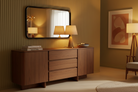 Seek & Ramble Cabinets Kiama 1.8m 2 Door 3 Drawer Buffet Walnut