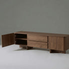 Seek & Ramble Cabinets Kiama 1.8m 2 Door Entertainment Lowline Walnut