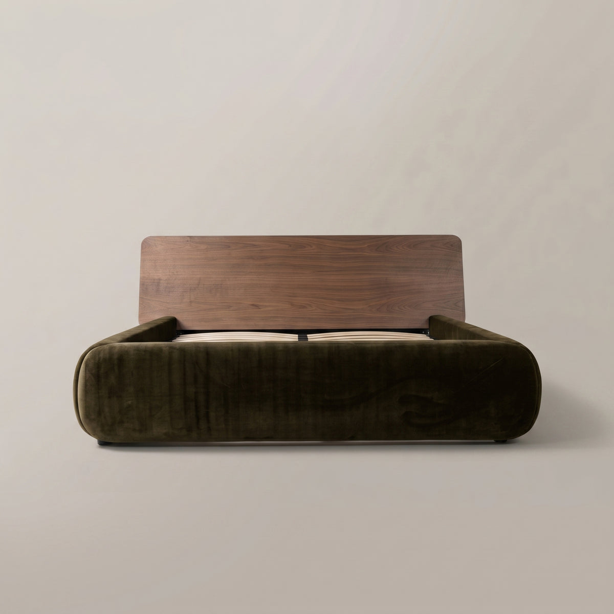 Seek & Ramble Beds Frankie Queen Size Bed - Walnut & Moss