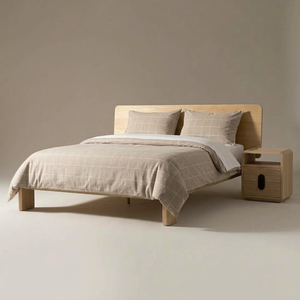 Seek & Ramble Beds Xara King Size Bed Natural Ash
