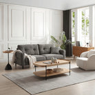 Seek & Ramble Coffee Tables Cleo Coffee Table and Side Table Natural Ash & Black Bundle