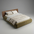 Seek & Ramble Beds Frankie Queen Size Bed - Walnut & Moss
