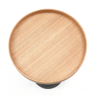 Seek & Ramble Cleo Coffee Table and Side Table Natural Ash & Black Bundle