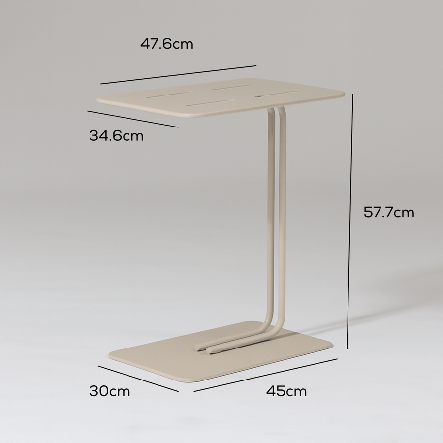 Parco Outdoor Side C Table Sand measurements