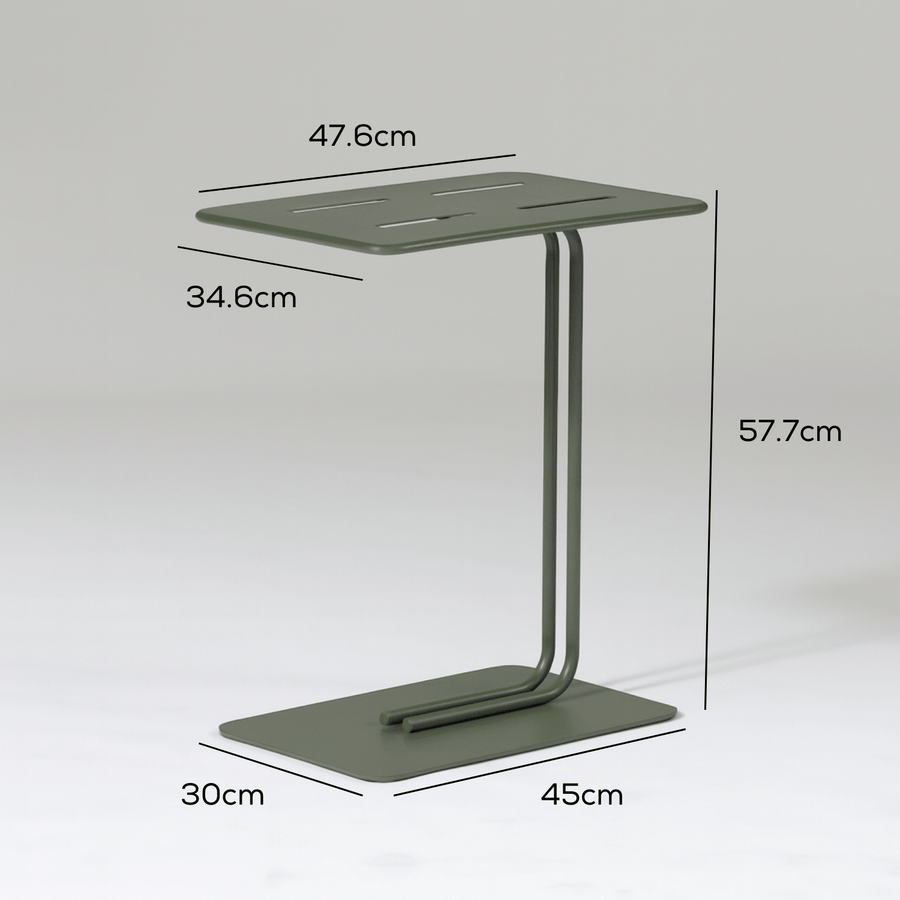 Parco Outdoor C Side Table Olive measurements