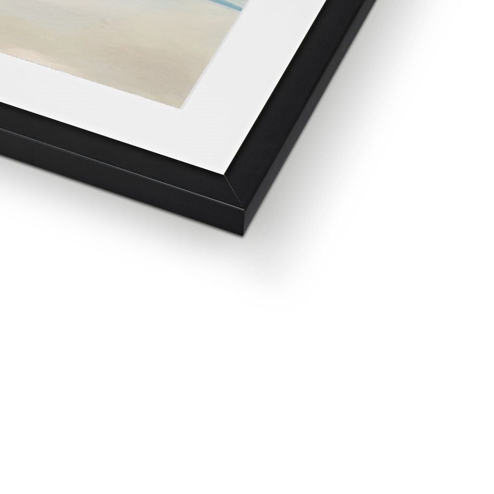 Seek & Ramble Framed Beach Seagulls On Blue Framed & Mounted Print