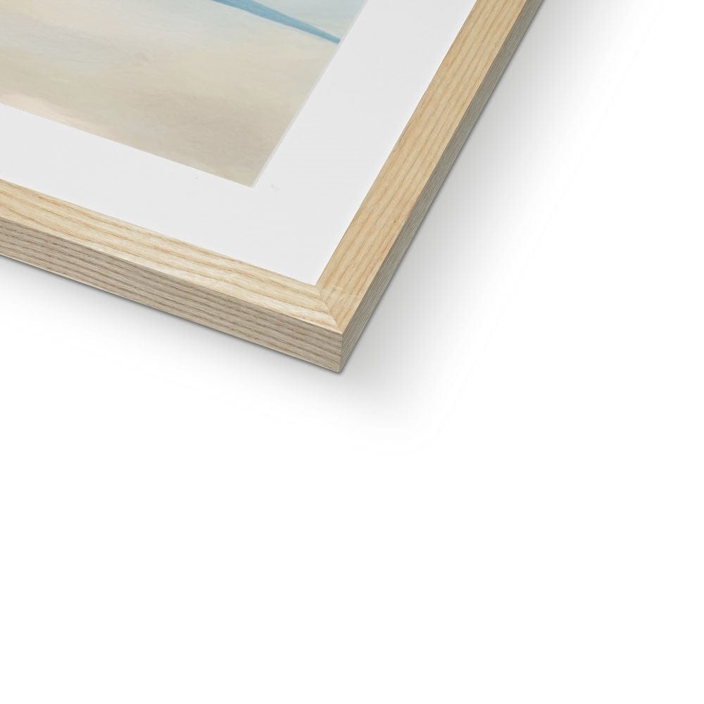 Seek & Ramble Framed Beach Seagulls On Blue Framed & Mounted Print